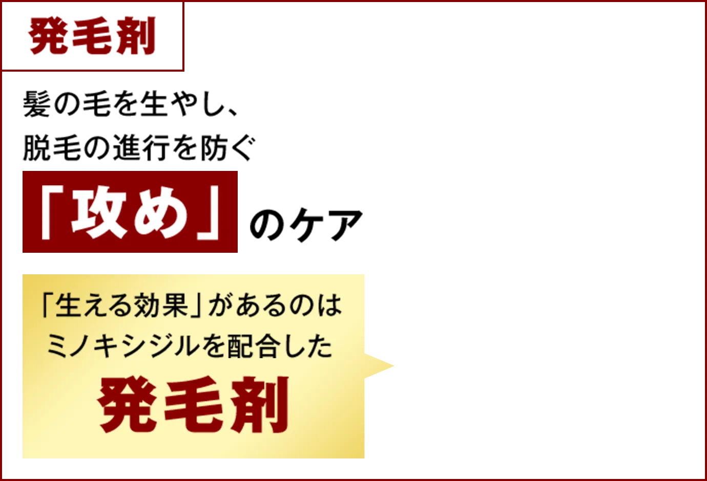 発毛剤イメージ