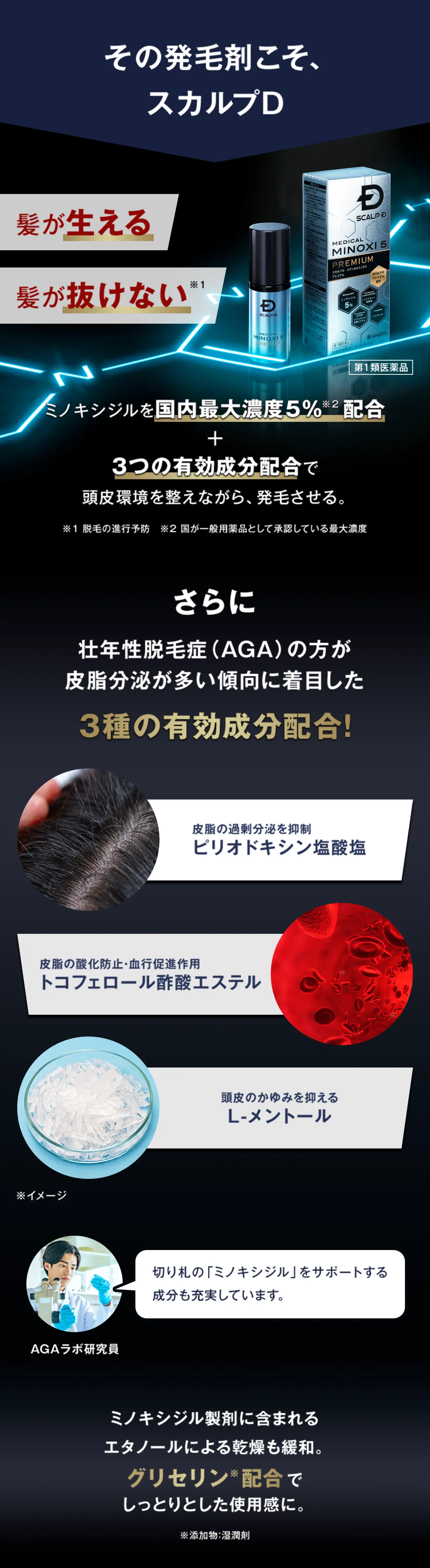 その発毛剤こそ、スカルプD
