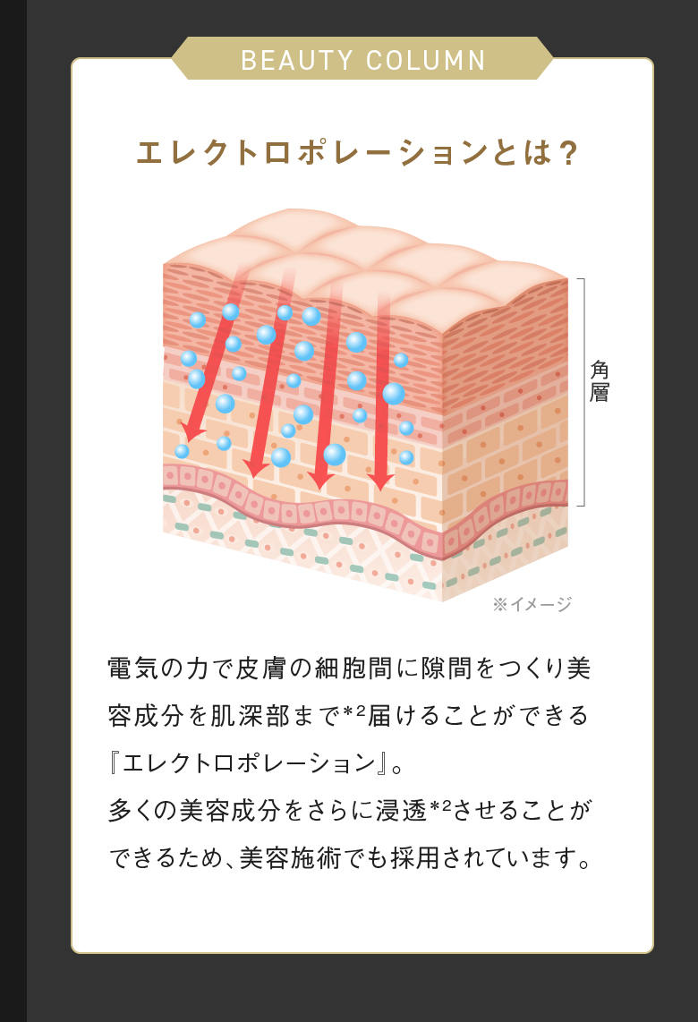 Beauty Column エレクトロポレーションとは？