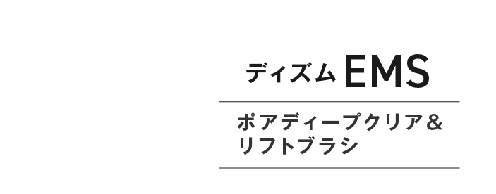 ディズムEMS ポアディープクリア＆リフトブラシ