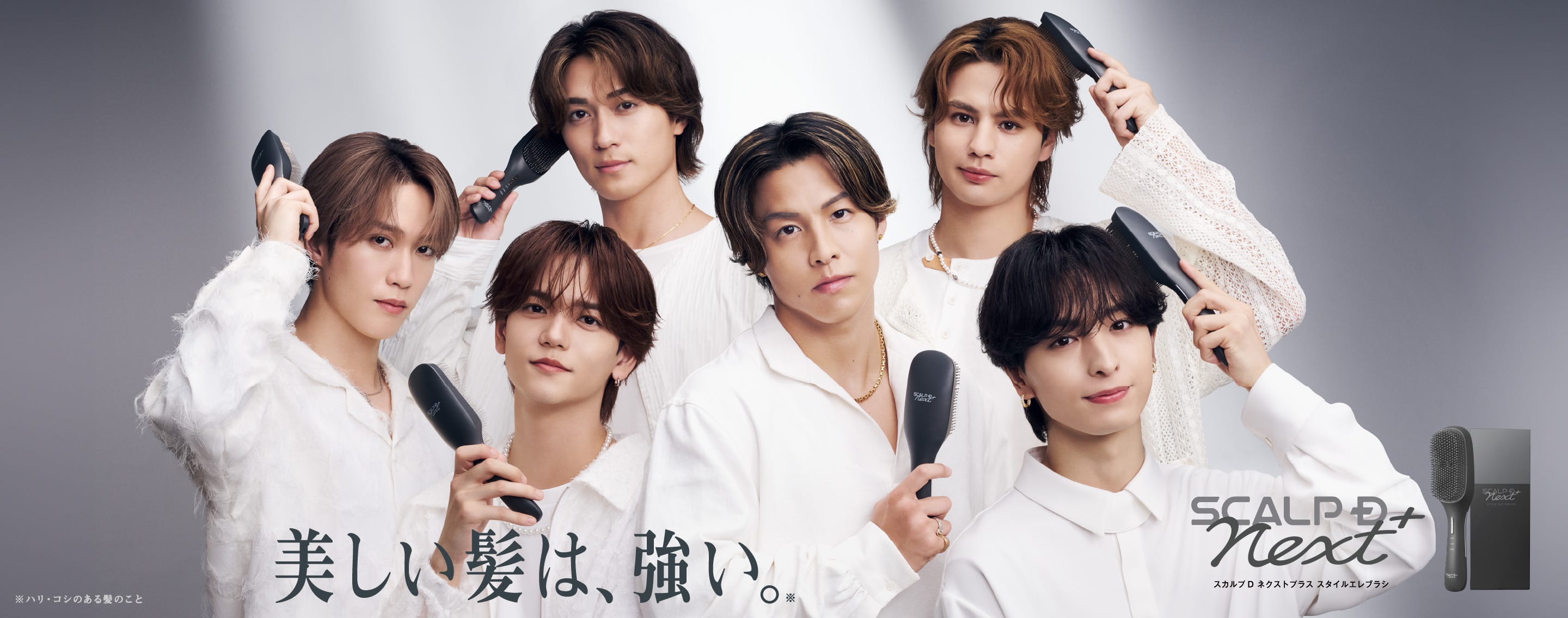 美しい髪は、強い。スカルプDネクストプラス エレブラシ