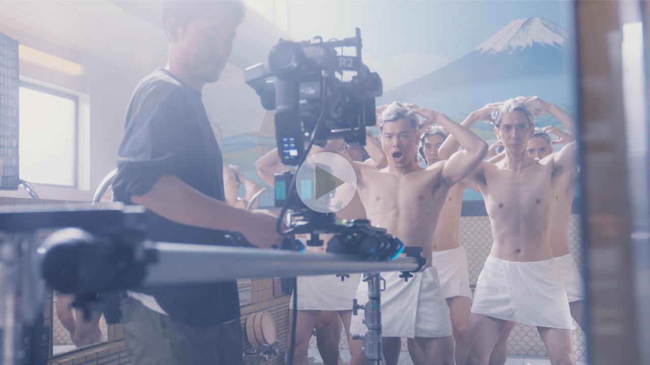 撮影の裏側動画