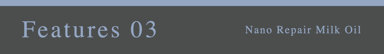 Features 03 Nano Repair Milk Oil