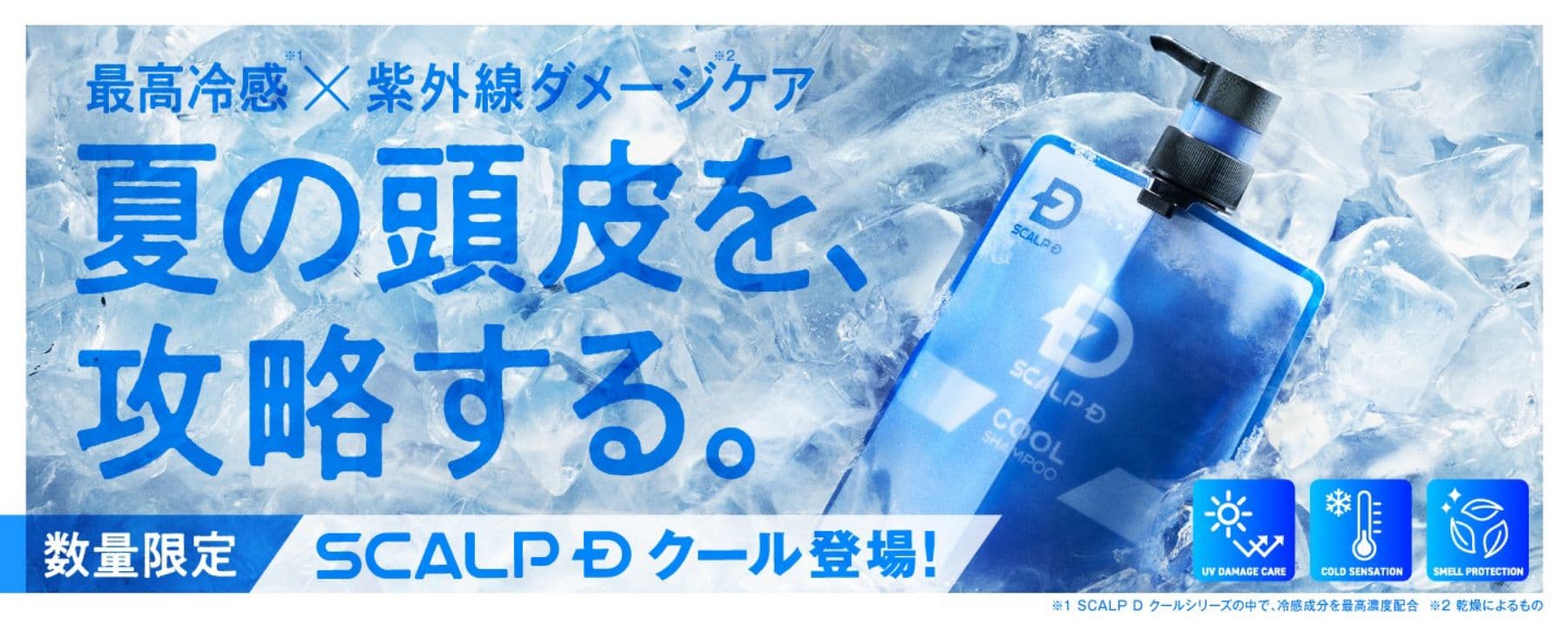 夏の頭皮を、攻略する。数量限定 SCALP D クール登場！