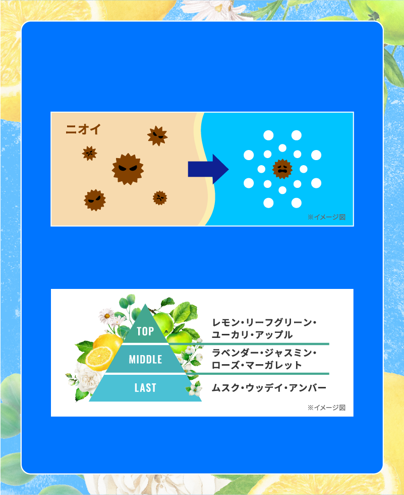 汗ばむ嫌な頭皮臭をハーブの香りでマスキング