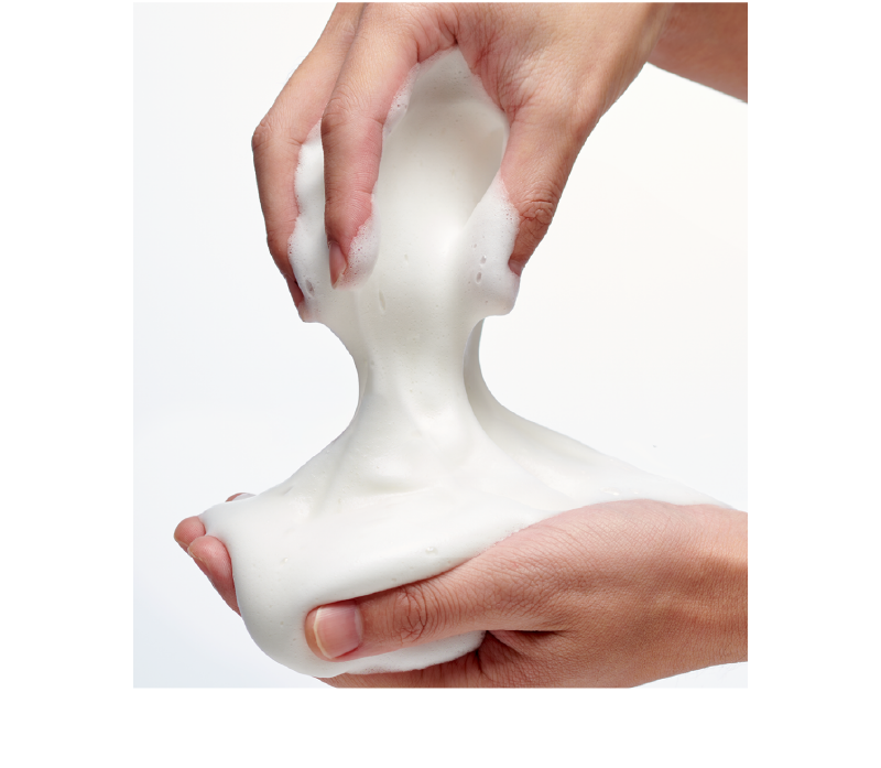 泡イメージ ※N-ラウロイル-L-アスパラギン酸ナトリウム液