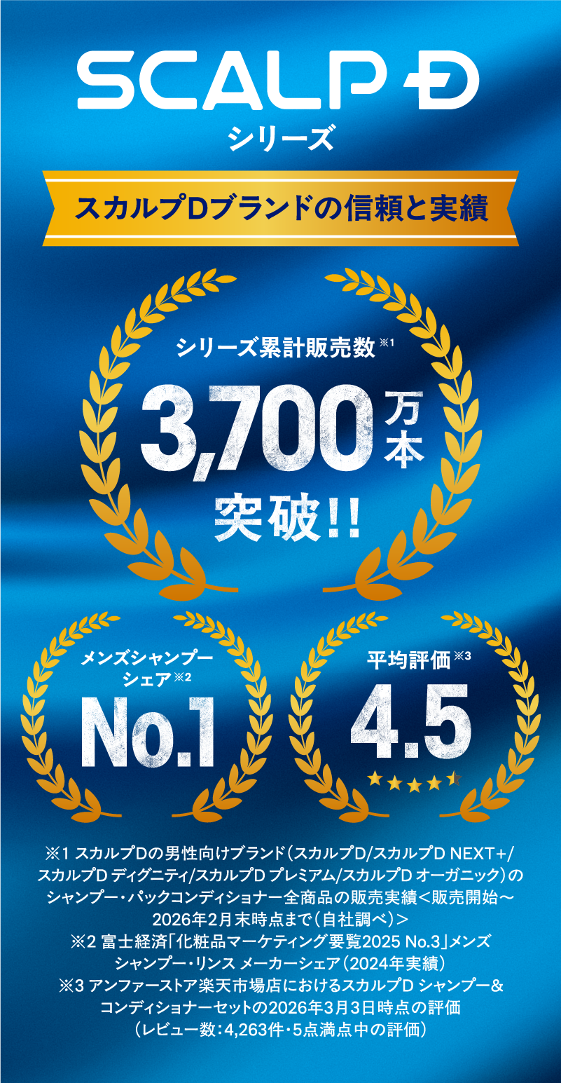 スカルプDブランドの信頼と実績