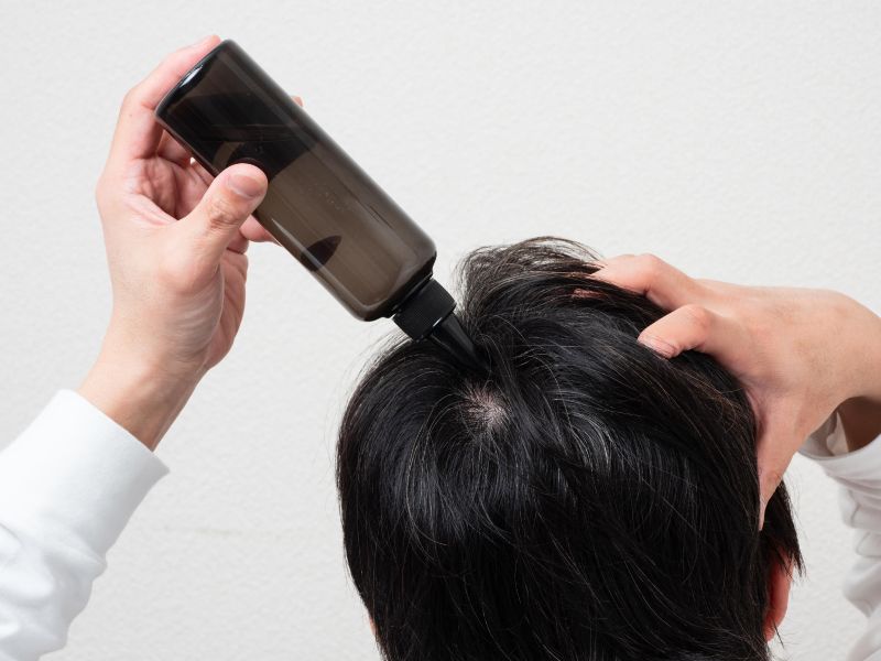 >育毛剤の適切な使用方法