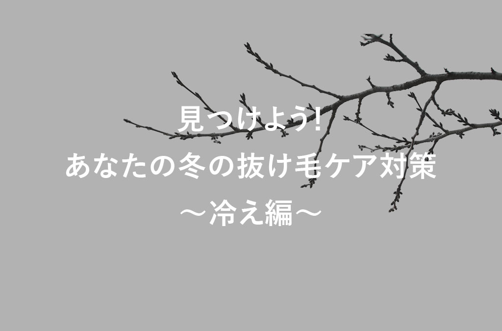 【毛髪診断士監修】冬の抜け毛の原因とは？食事やストレッチなど今からできる冬の抜け毛対策をご紹介